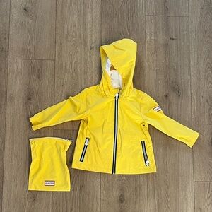 Hunter Bright Yellow Hooded Jacket